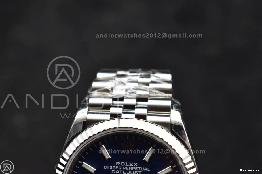 Checked Edition SS 1:1 36mm VS 583 904L Dial Bracelet on DateJust VSF Blue Best Jubilee 126234 EasyMatch 1225